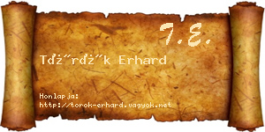 Török Erhard névjegykártya
